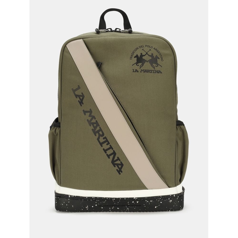 La Martina Bicolor Canvas Backpack