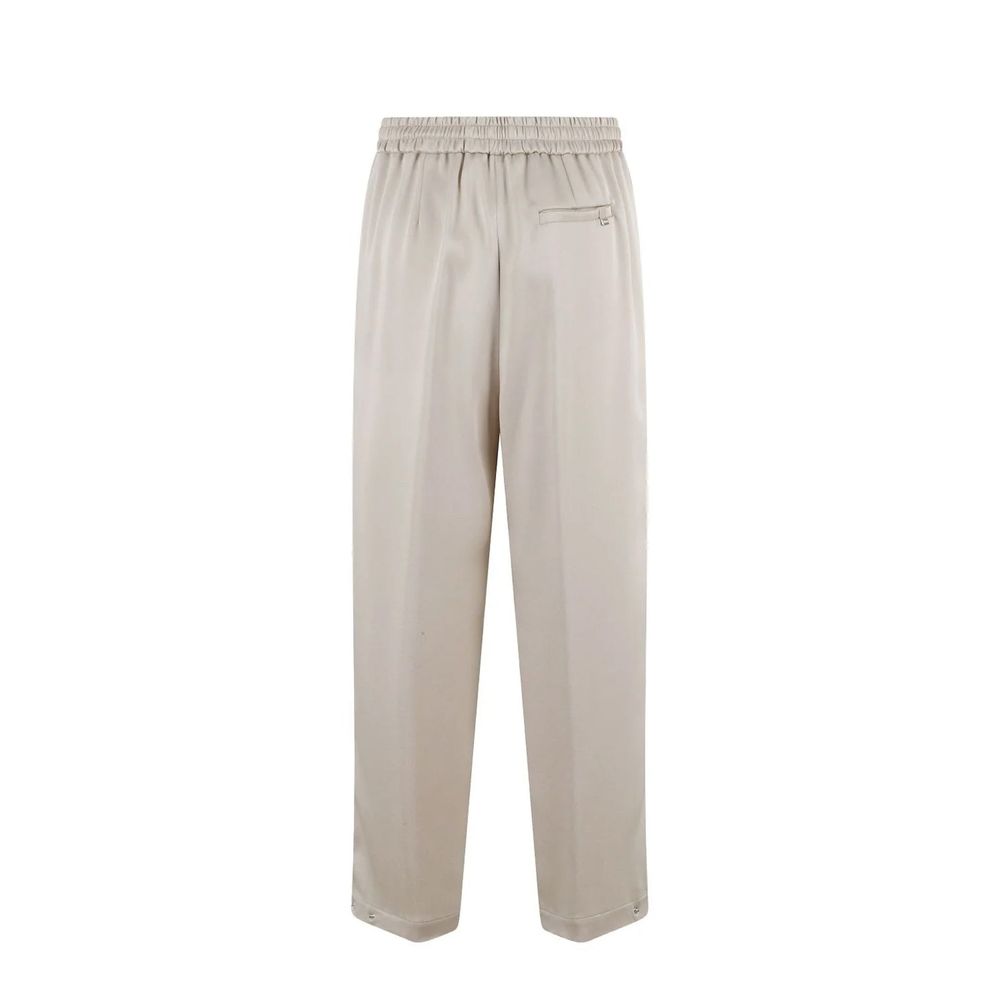 Herno Beige Acetate Casual Pants