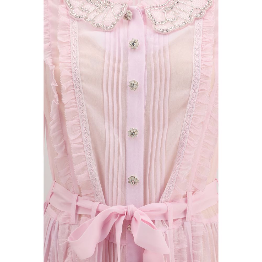 Self-Portrait Multicolor Viscose Casual Dress