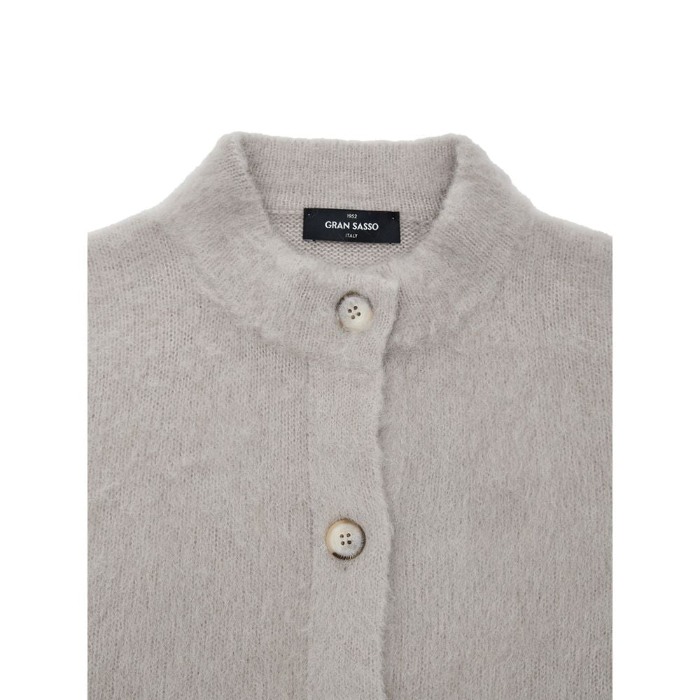 Gran Sasso Beige Wool Cardigan