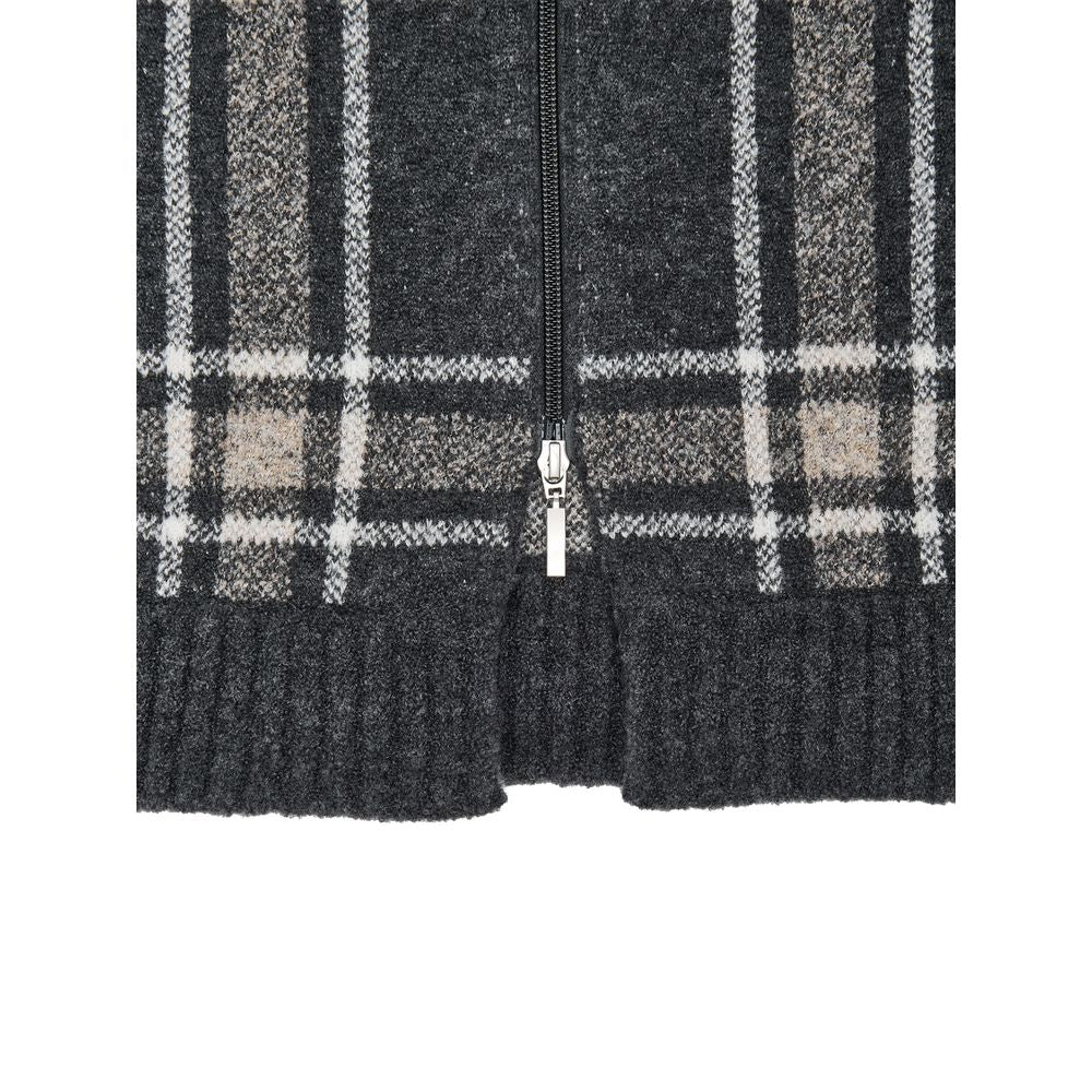 Gran Sasso Gray Wool Robe