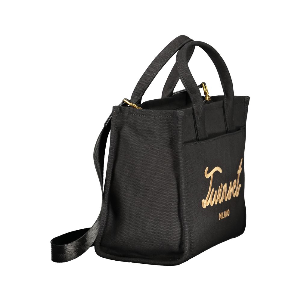 Twinset Nero Cotton Women Tote