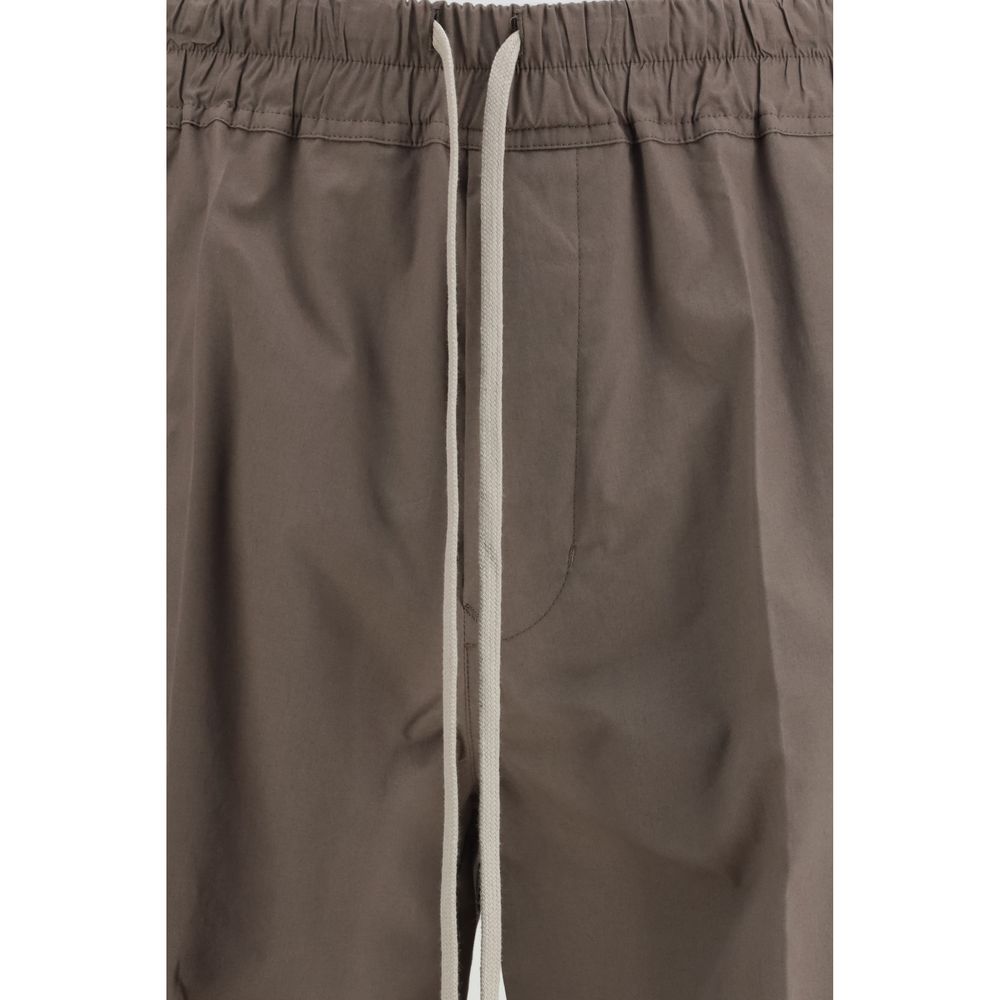 Rick Owens Brown Viscose Casual Pants