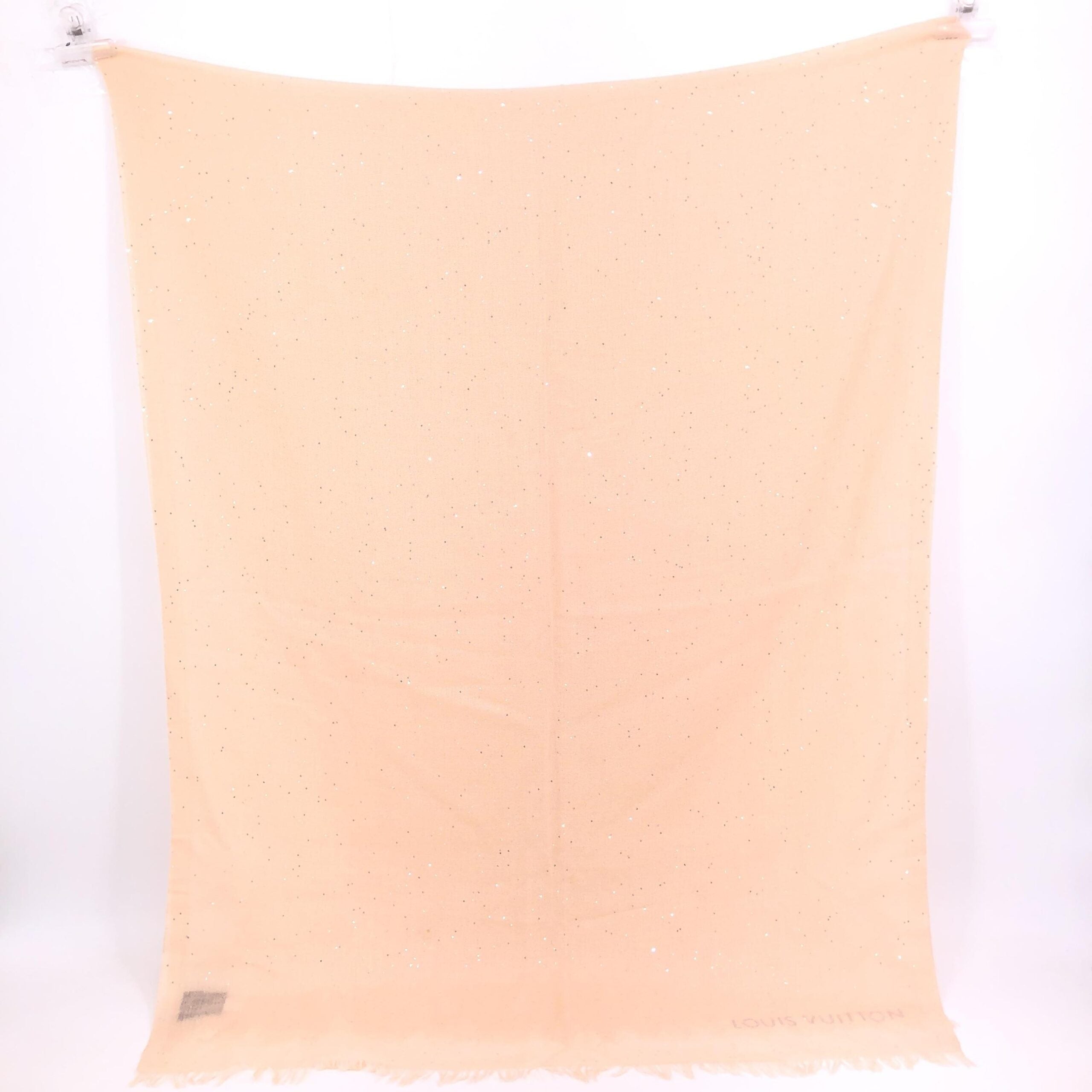 Louis Vuitton Pink Monogram Classic Shawl In Silk Mix