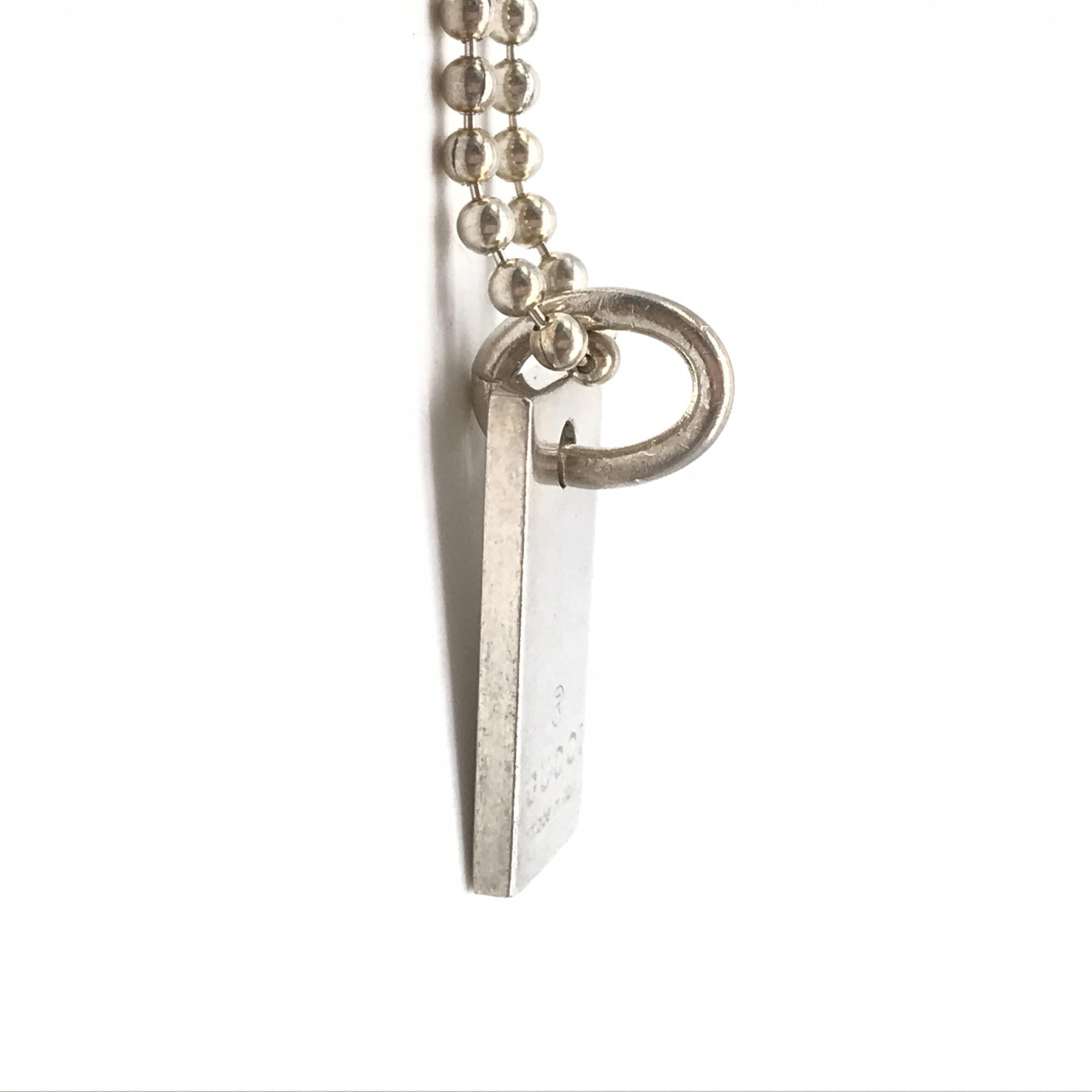 925 Sterling Silver Gucci Necklace