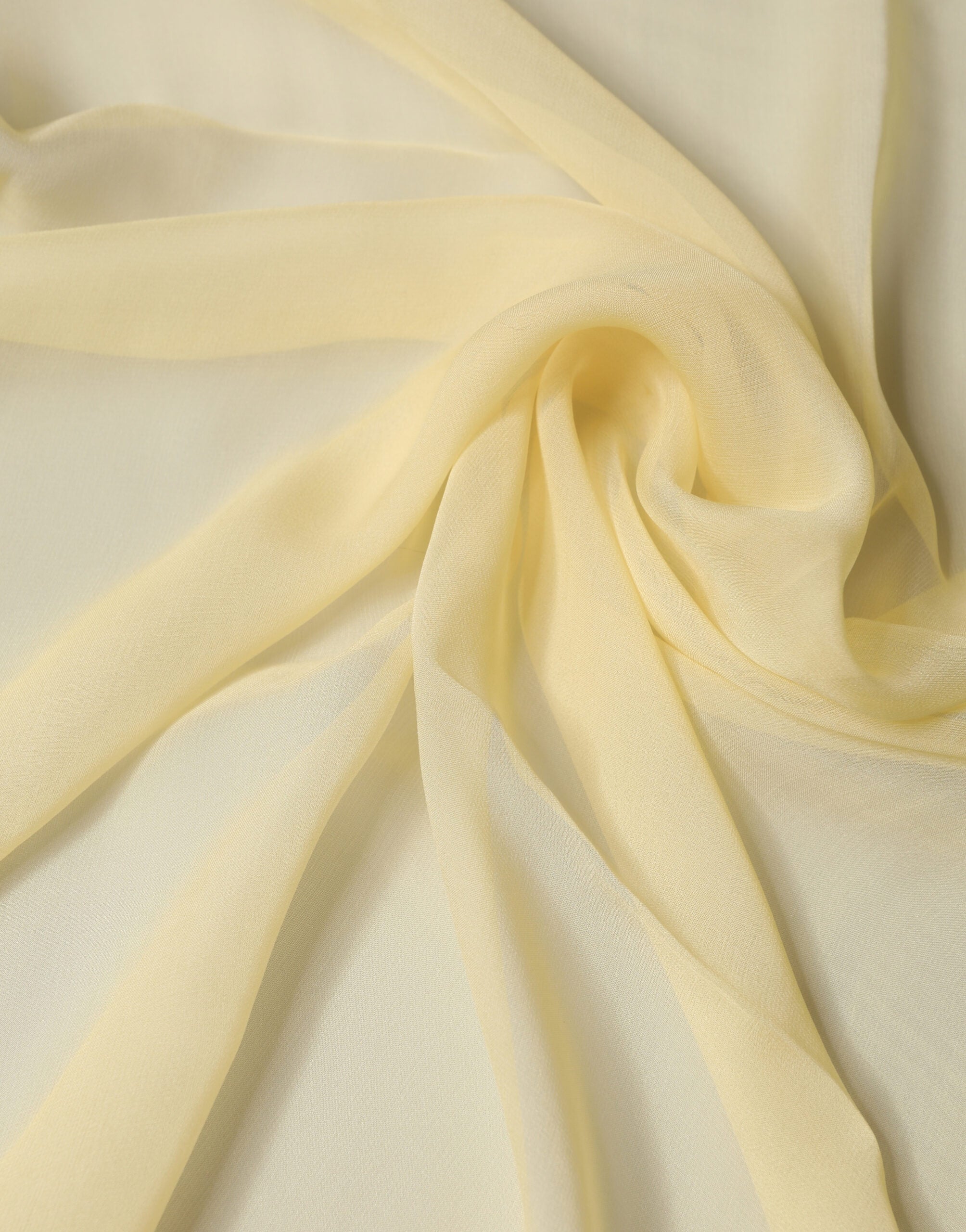Dolce & Gabbana Light Yellow Silk Wrap Shawl Foulard 100cm x 99cm Scarf