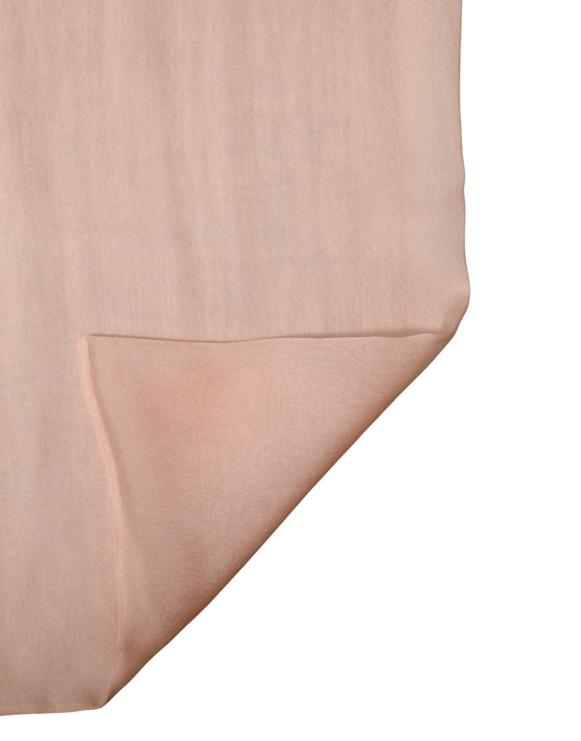 Dolce & Gabbana Light Pink Silk Sash Wrap Foulard 291cm x 19cm Scarf