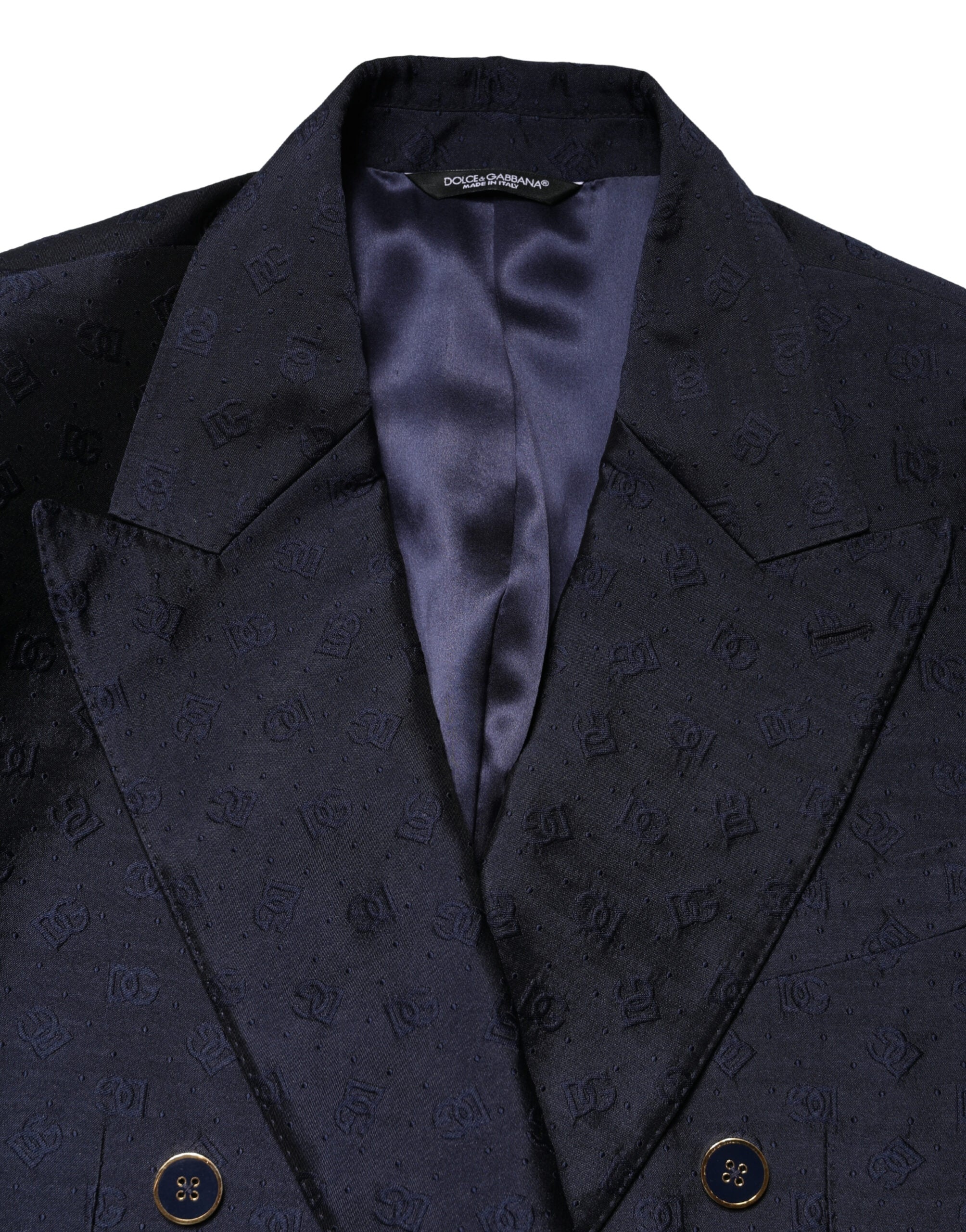 Dolce & Gabbana Dark Blue Double Breasted SICILIA 2 PC Suit