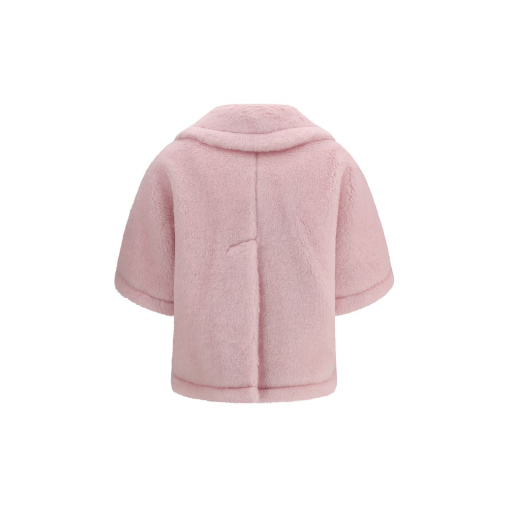 Max Mara Multicolor Alpaca Vicugna Pacos Coat
