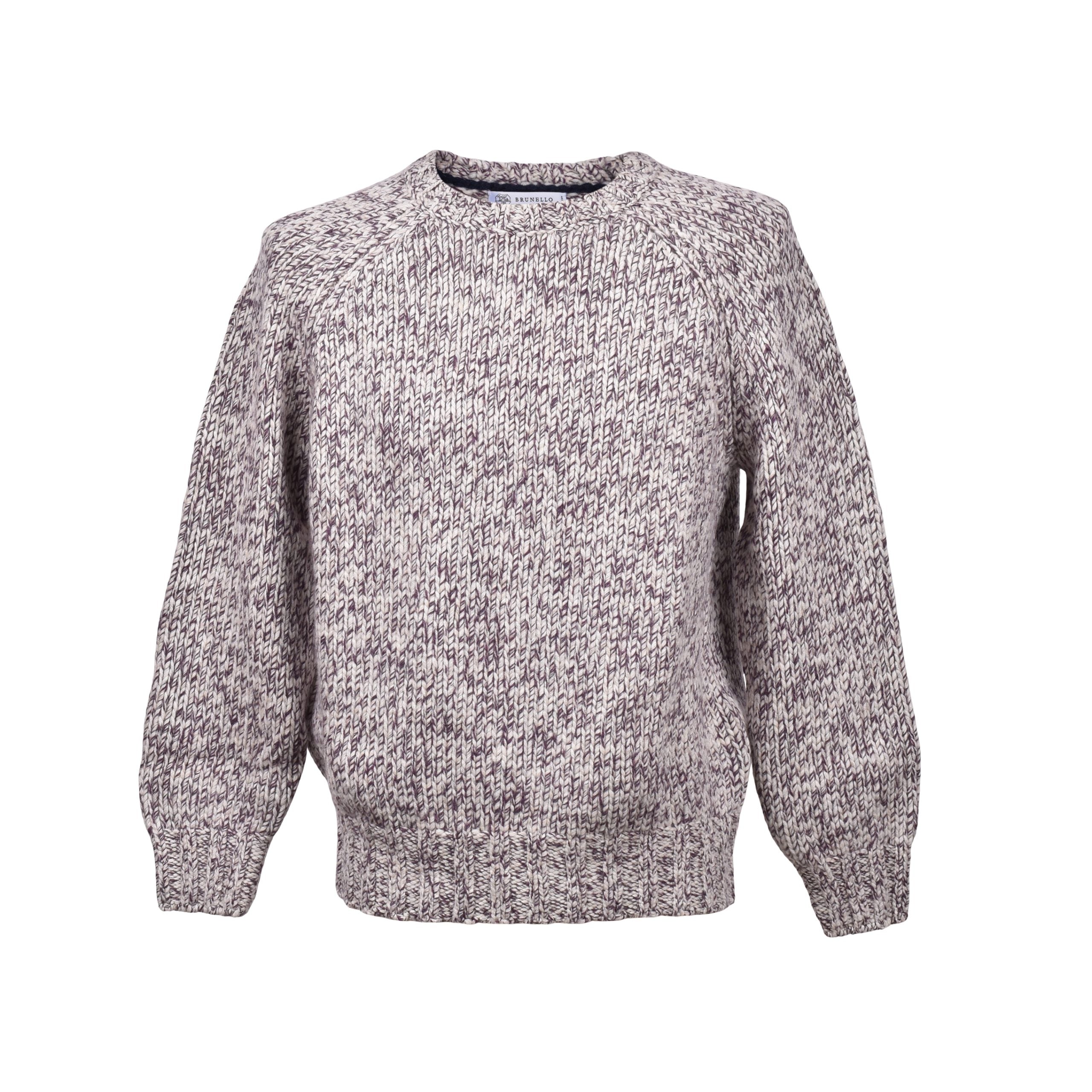 Brunello Cucinelli Beige Wool Sweatshirt