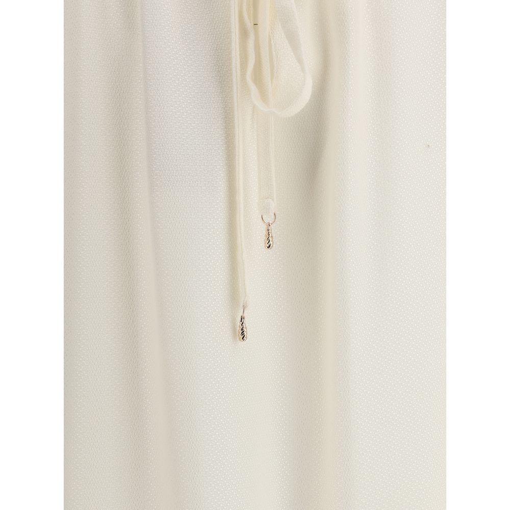 Gabriela Hearst Beige Wool Top