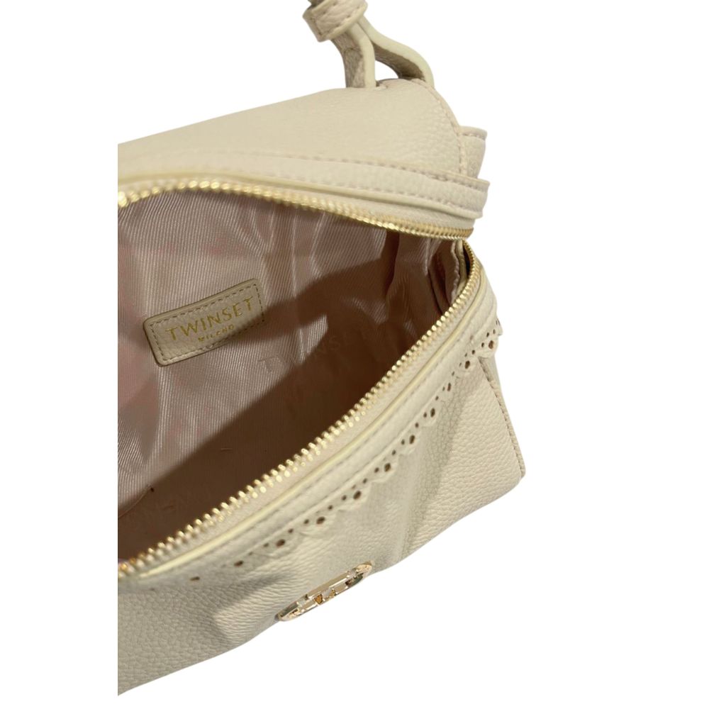 Twinset Beige Polyethylene Shoulder Bag