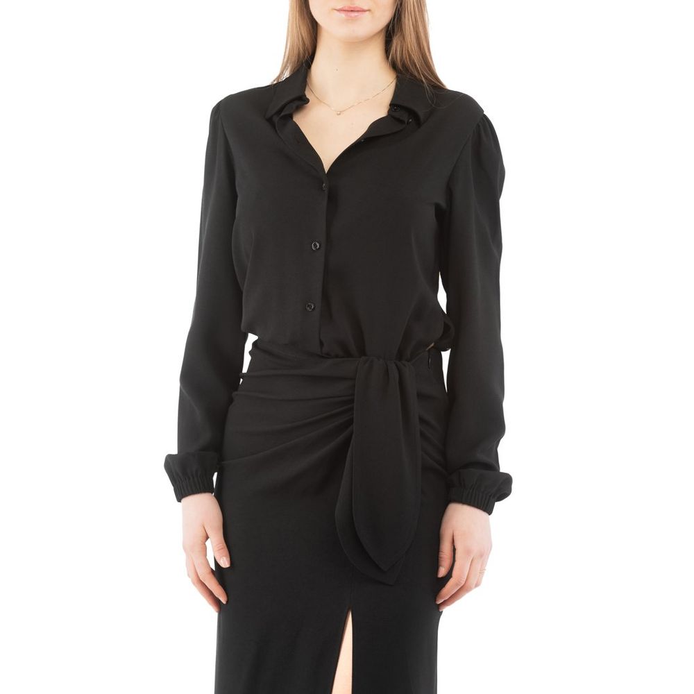 Moschino Black Marabou Casual Dress