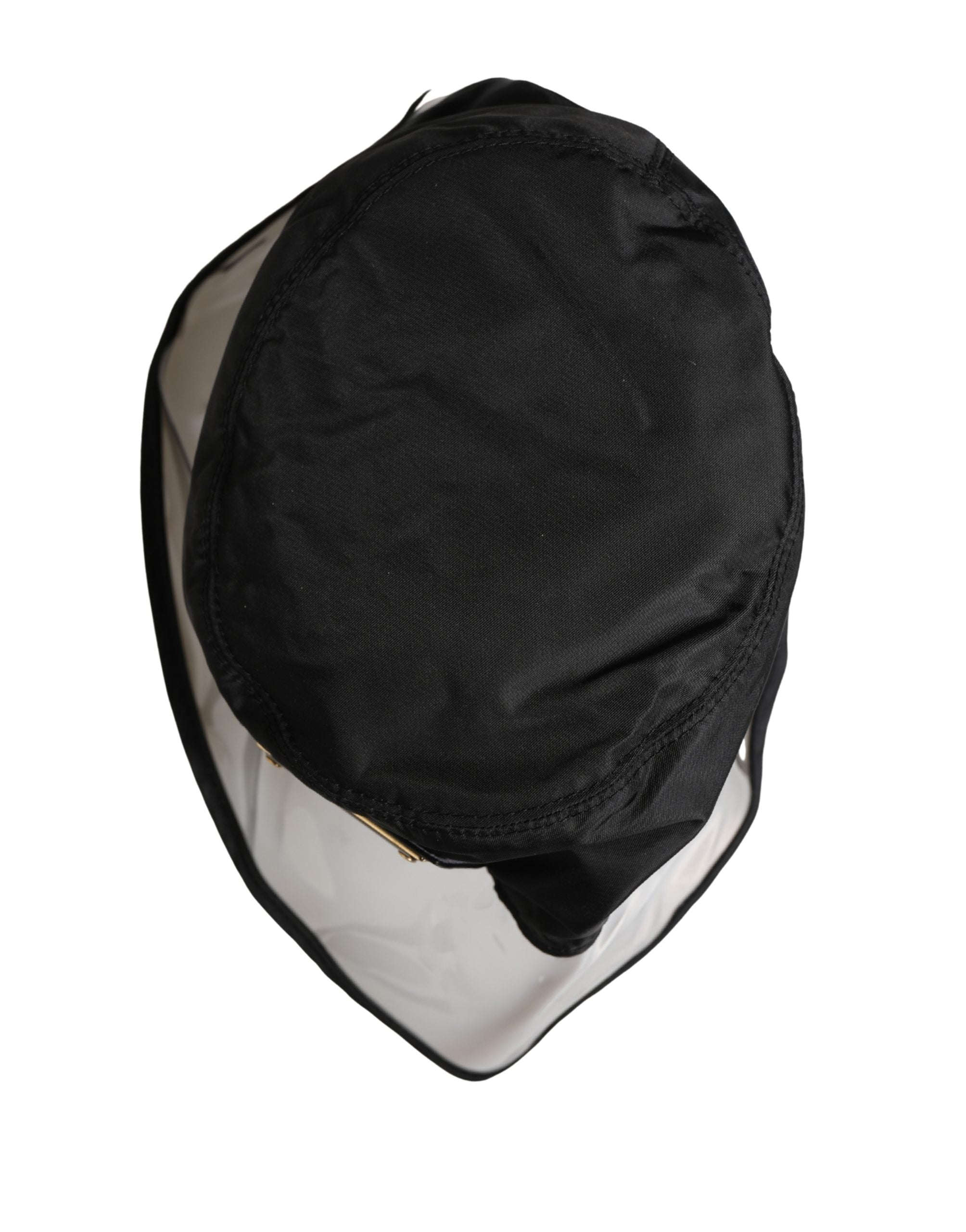 Dolce & Gabbana Men Black Plastic Fisherman Bucket Capello Hat