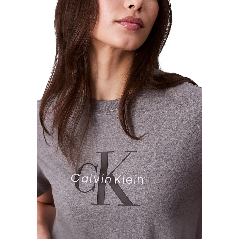 Calvin Klein Jeans Gray Cotton T-Shirt
