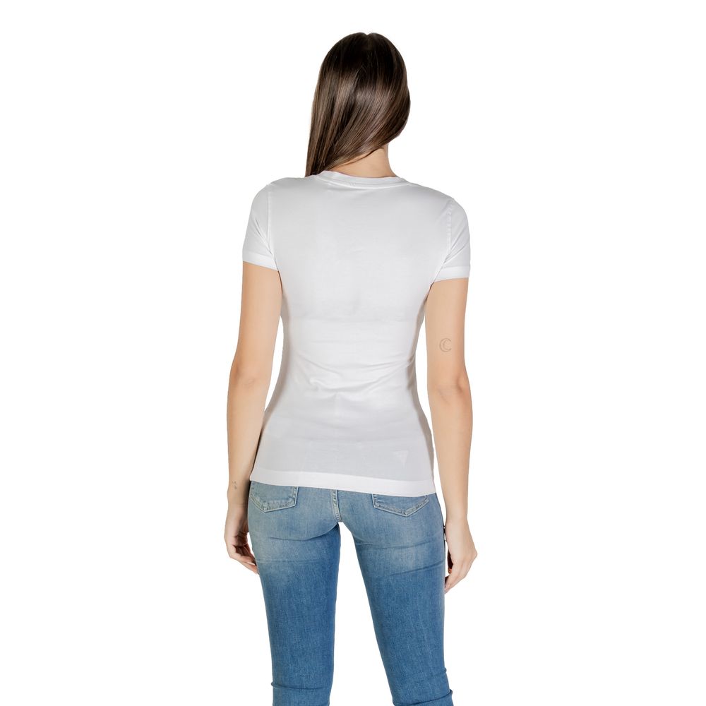 Guess White Cotton T-Shirt