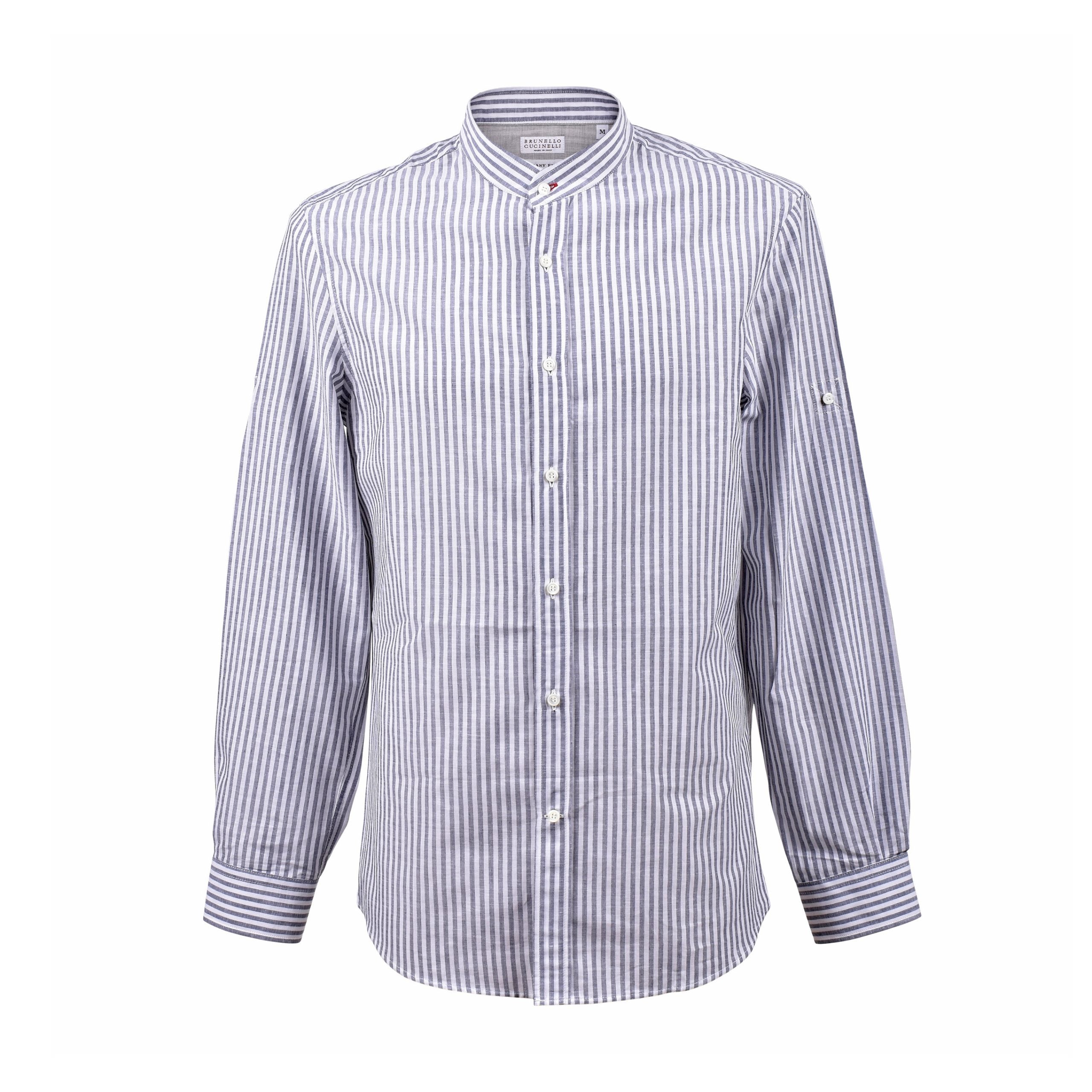 Brunello Cucinelli White Cotton Shirt