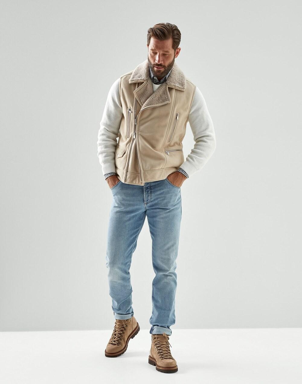 Brunello Cucinelli Multicolor Cotton Pattern Shirt