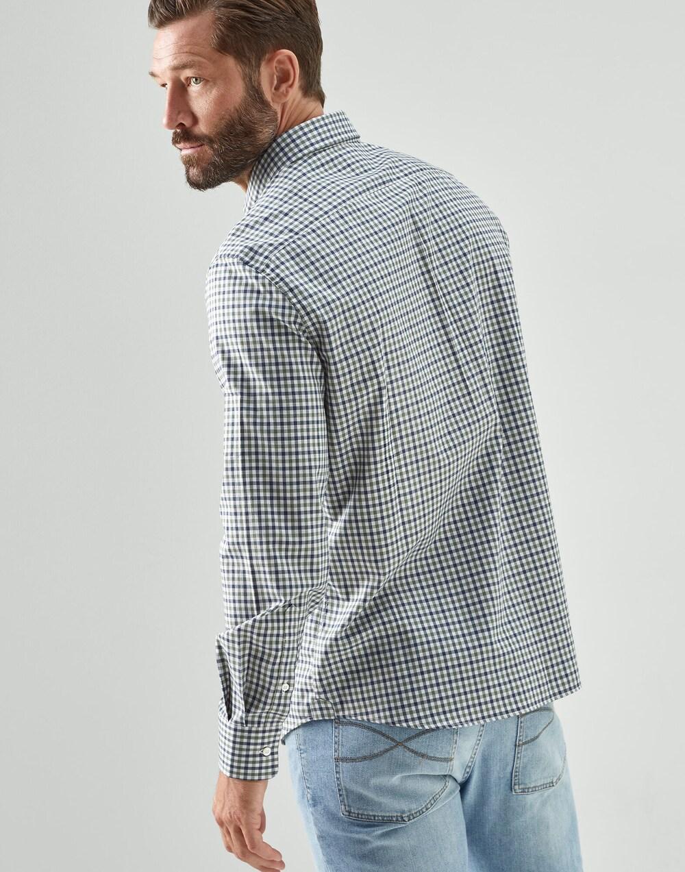 Brunello Cucinelli Multicolor Cotton Pattern Shirt