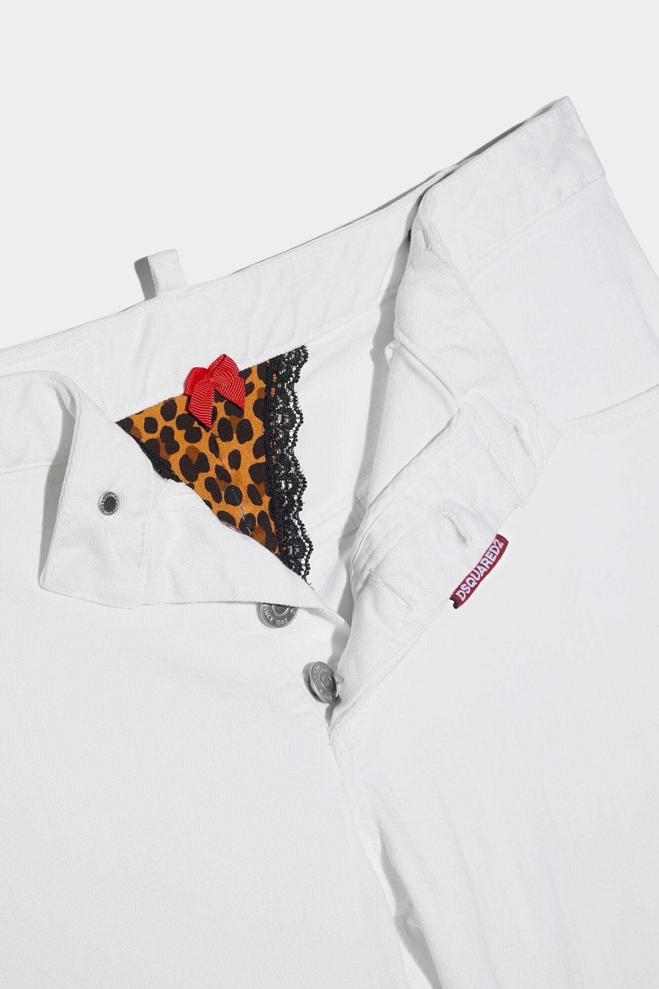 Dsquared² White Fibres Casual Pants