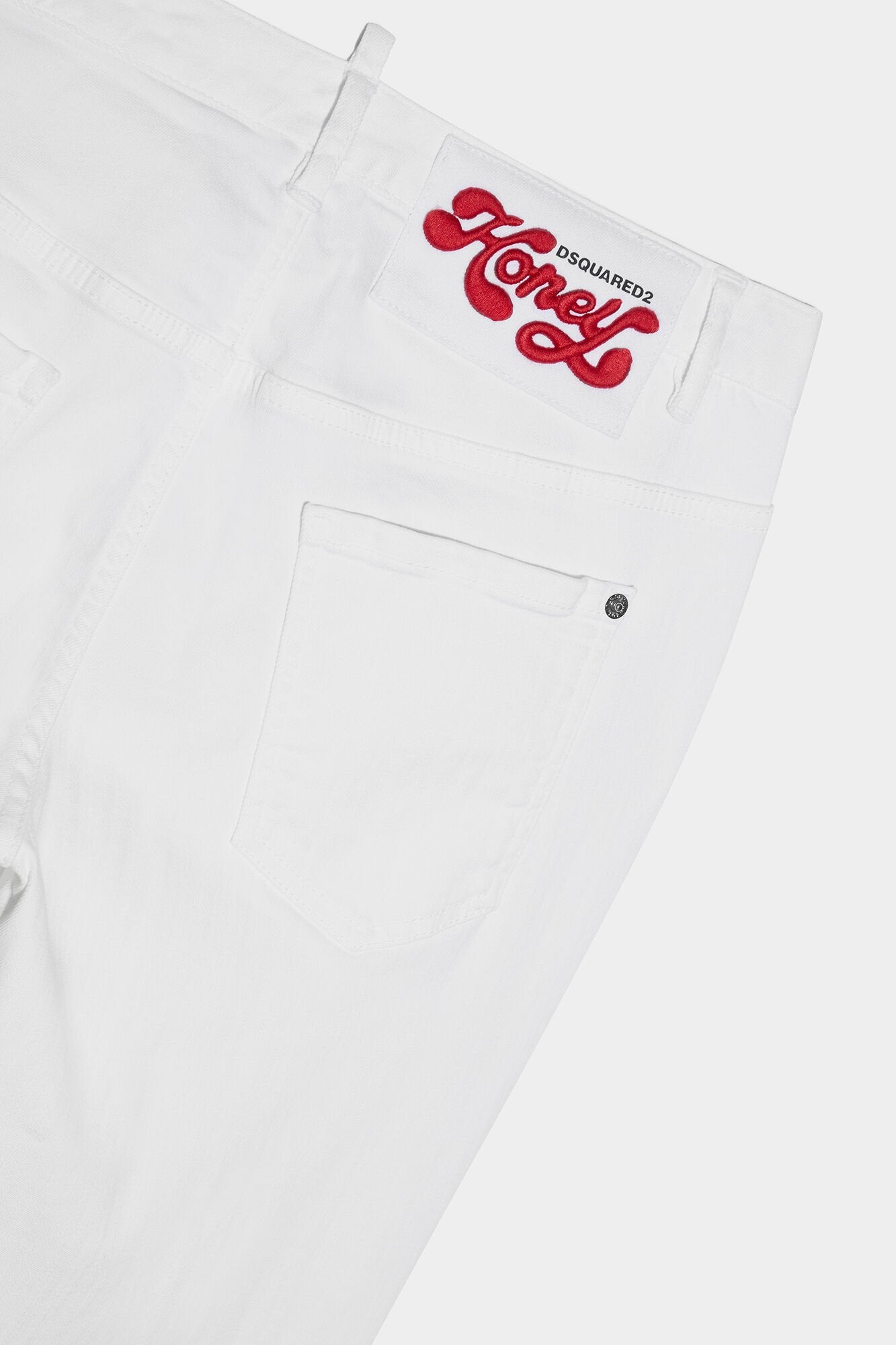 Dsquared² White Fibres Casual Pants