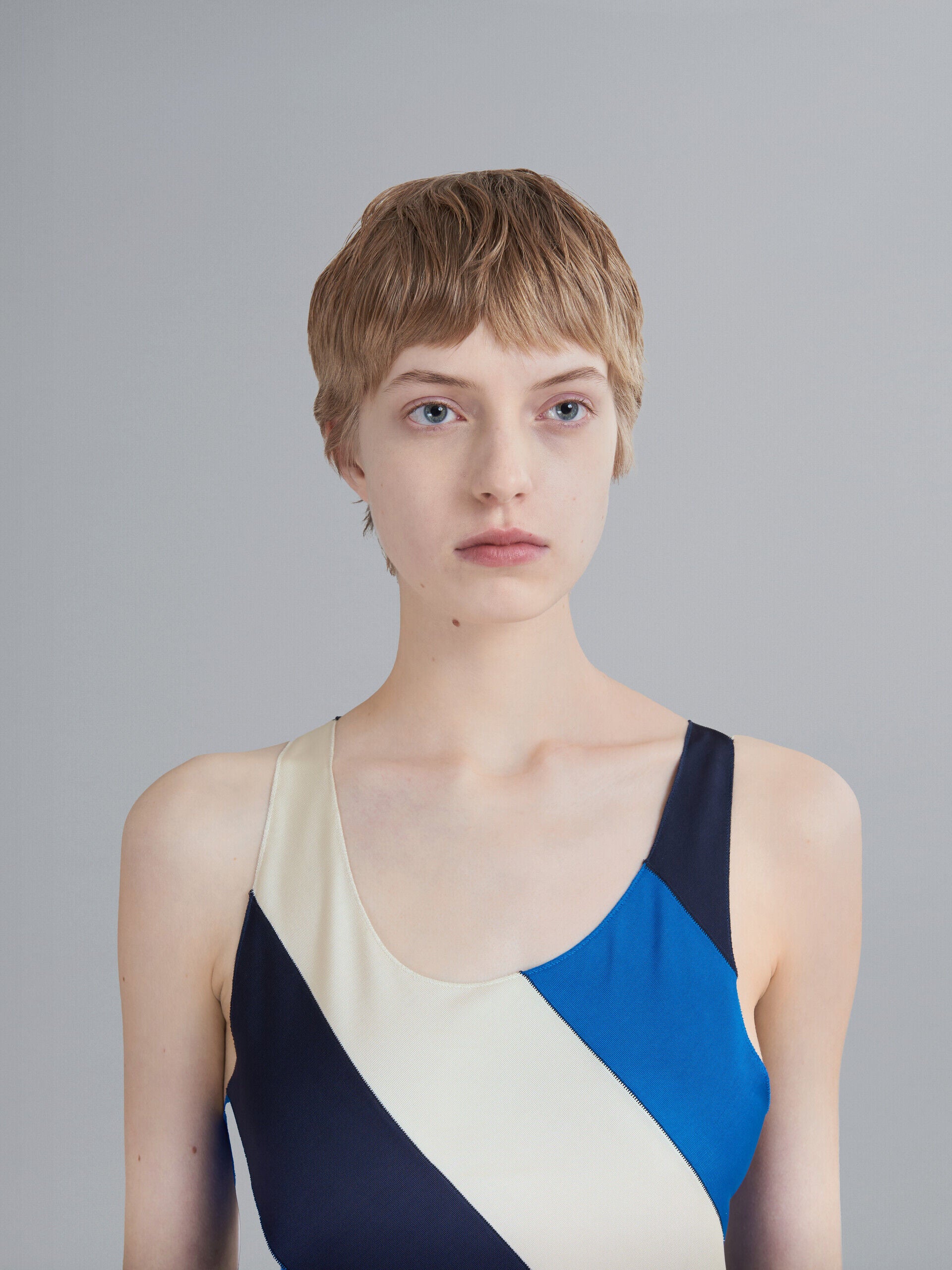 Marni Blue Fibres Casual Dress