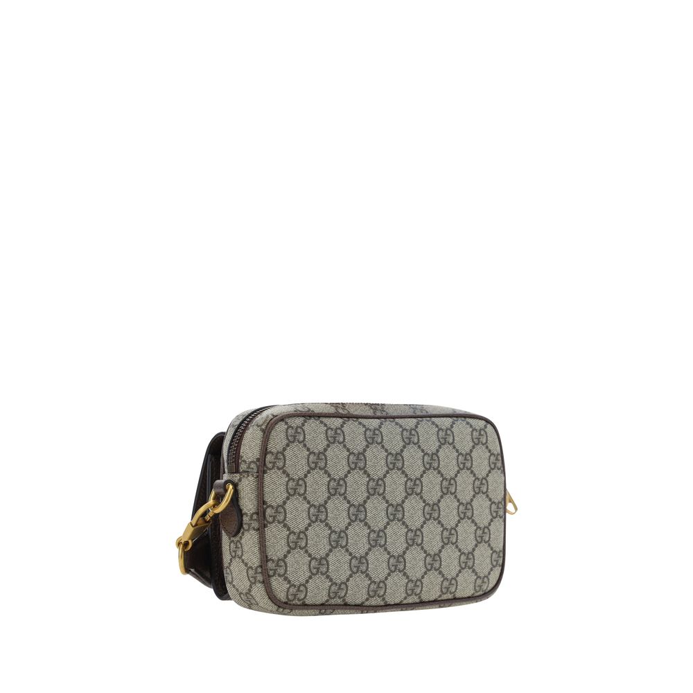 Gucci Brown Polyester Shoulder Bag