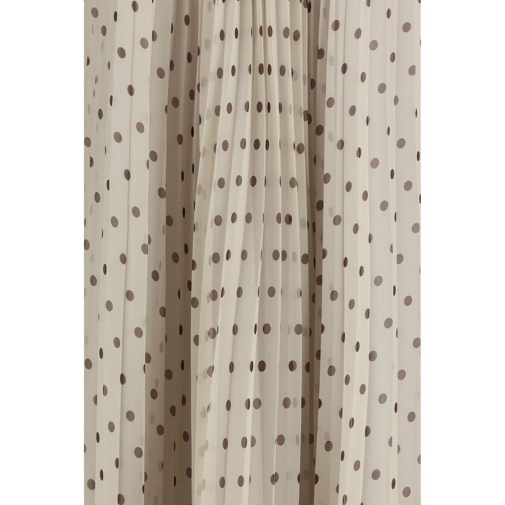 P.A.R.O.S.H. Beige Polyester Long Skirt