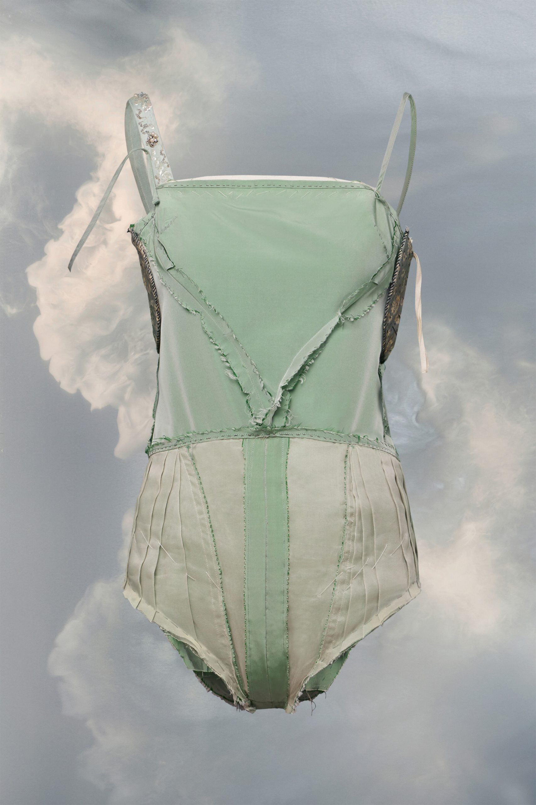 Maison Margiela Bicolor Fibres Bodysuit