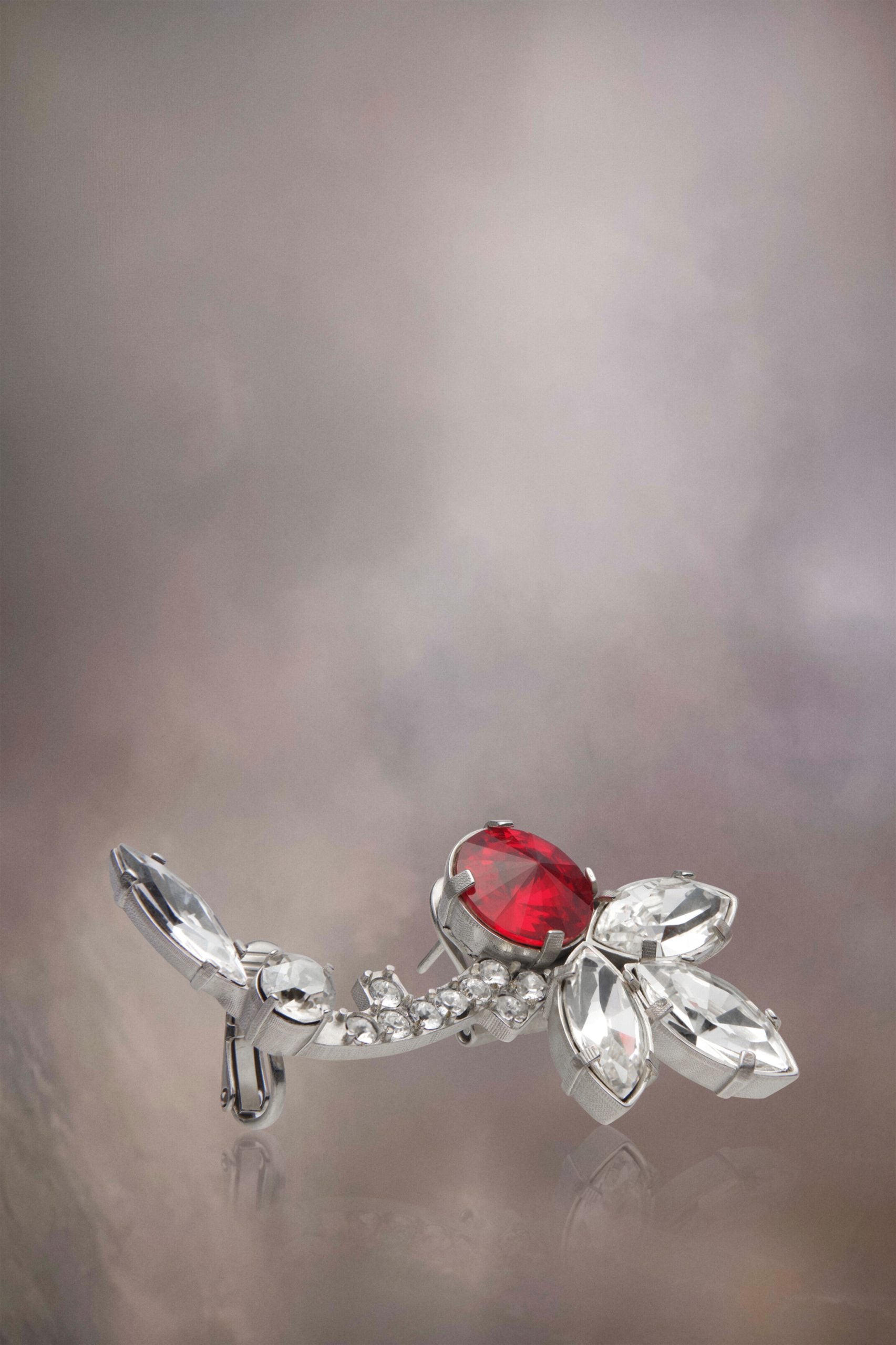 Maison Margiela Bicolor Fibres Earrings