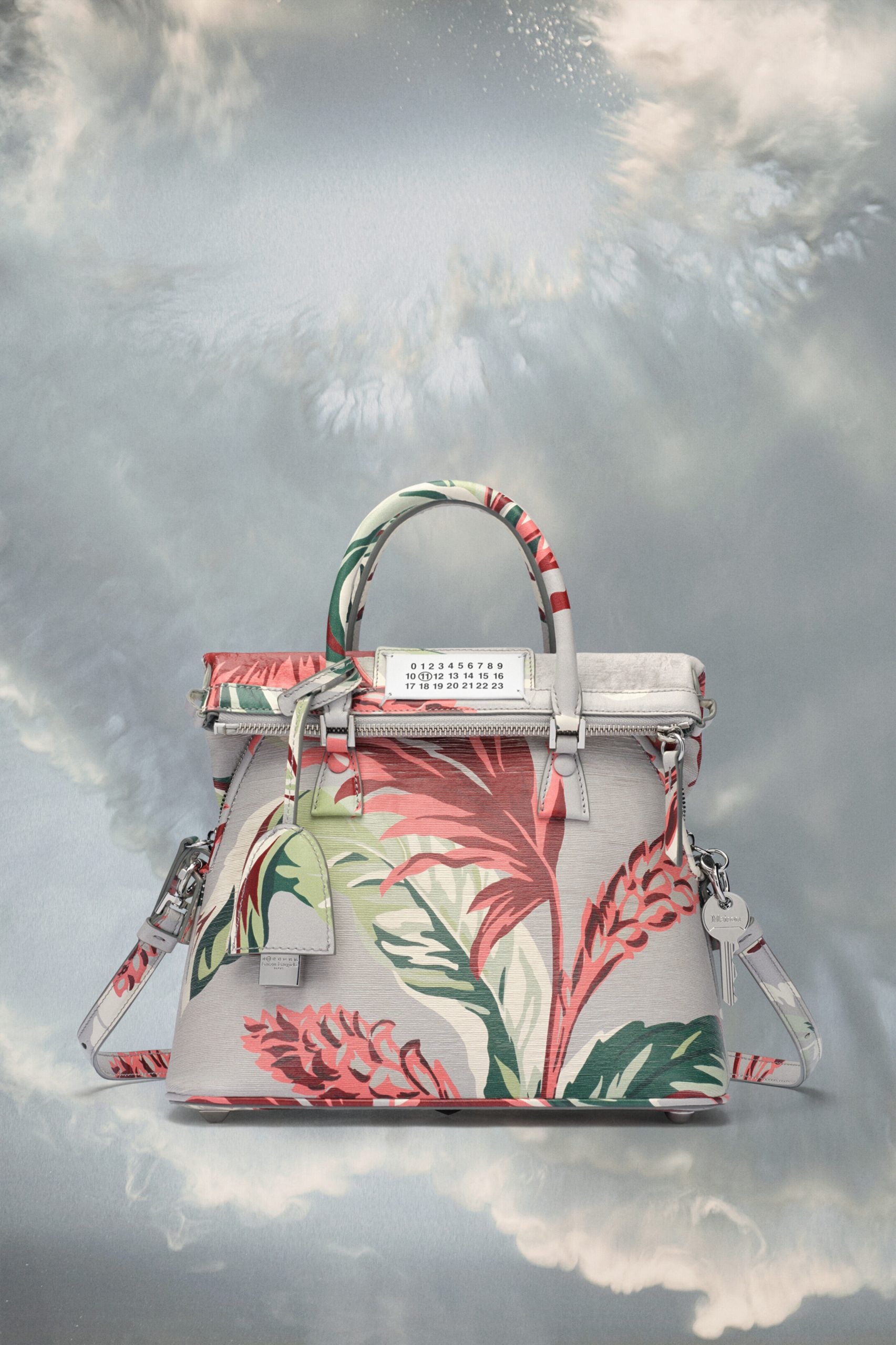 Maison Margiela Gray Fibres Crossbody Bag