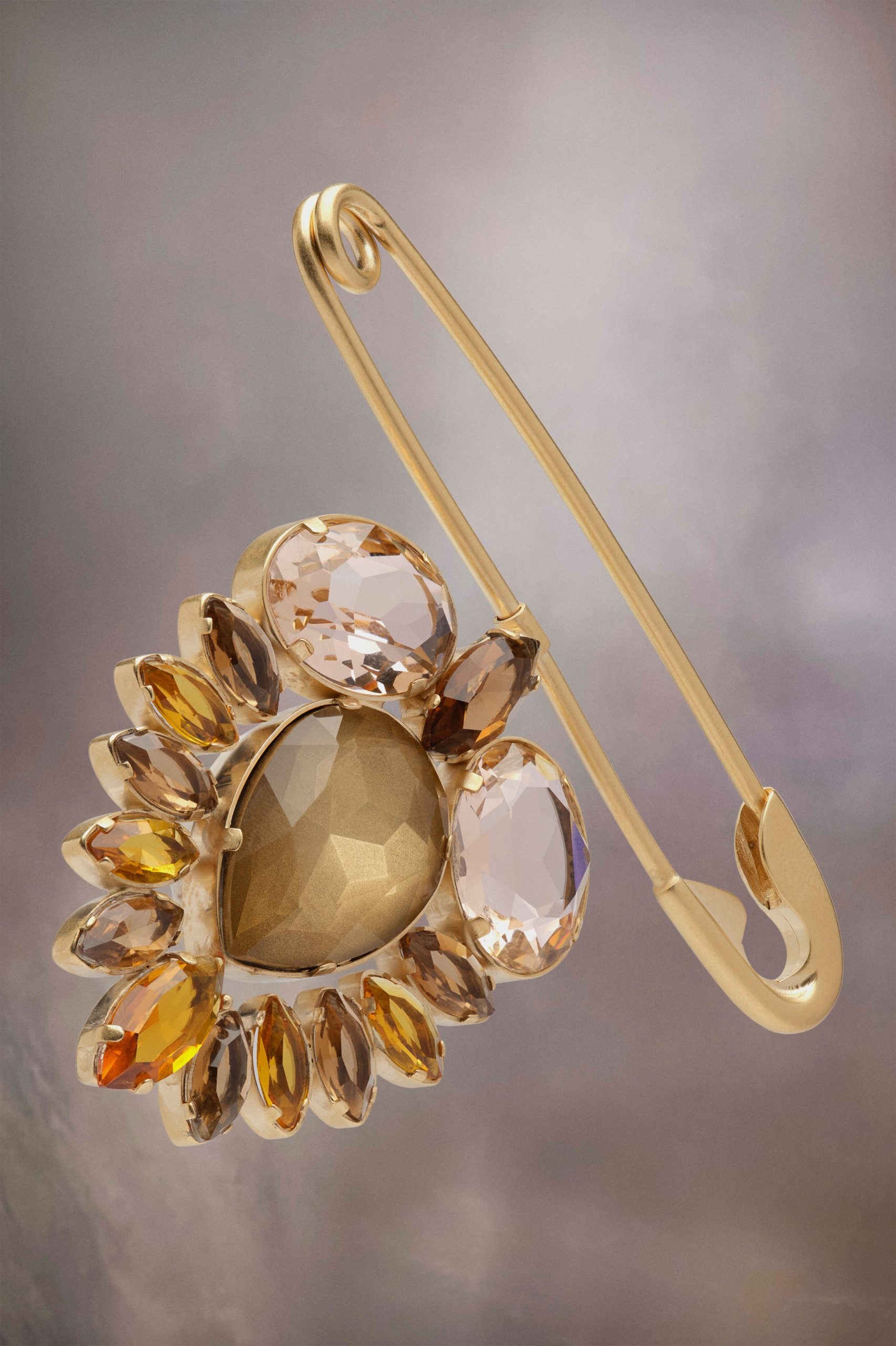 Maison Margiela Bronze Fibres Broch