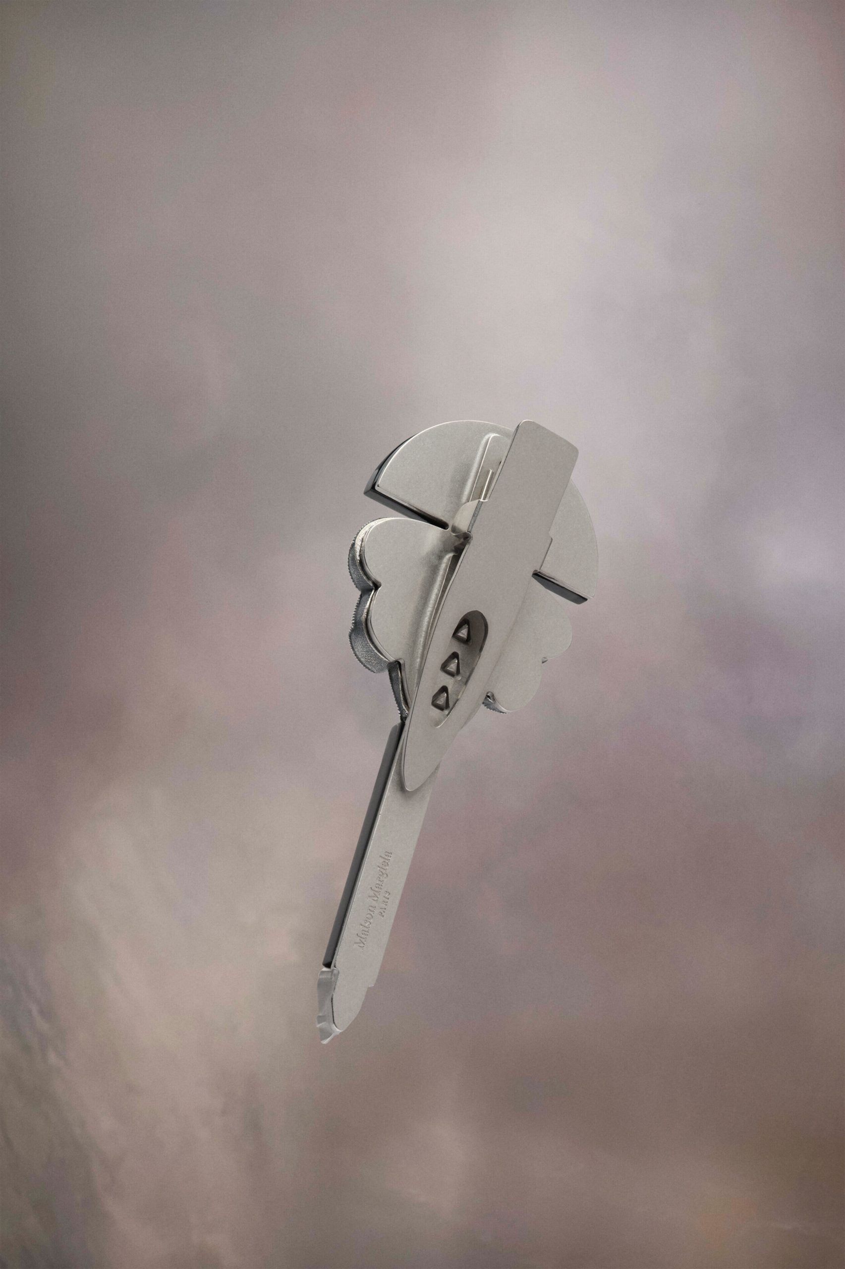 Maison Margiela Black And White Fibres Broch