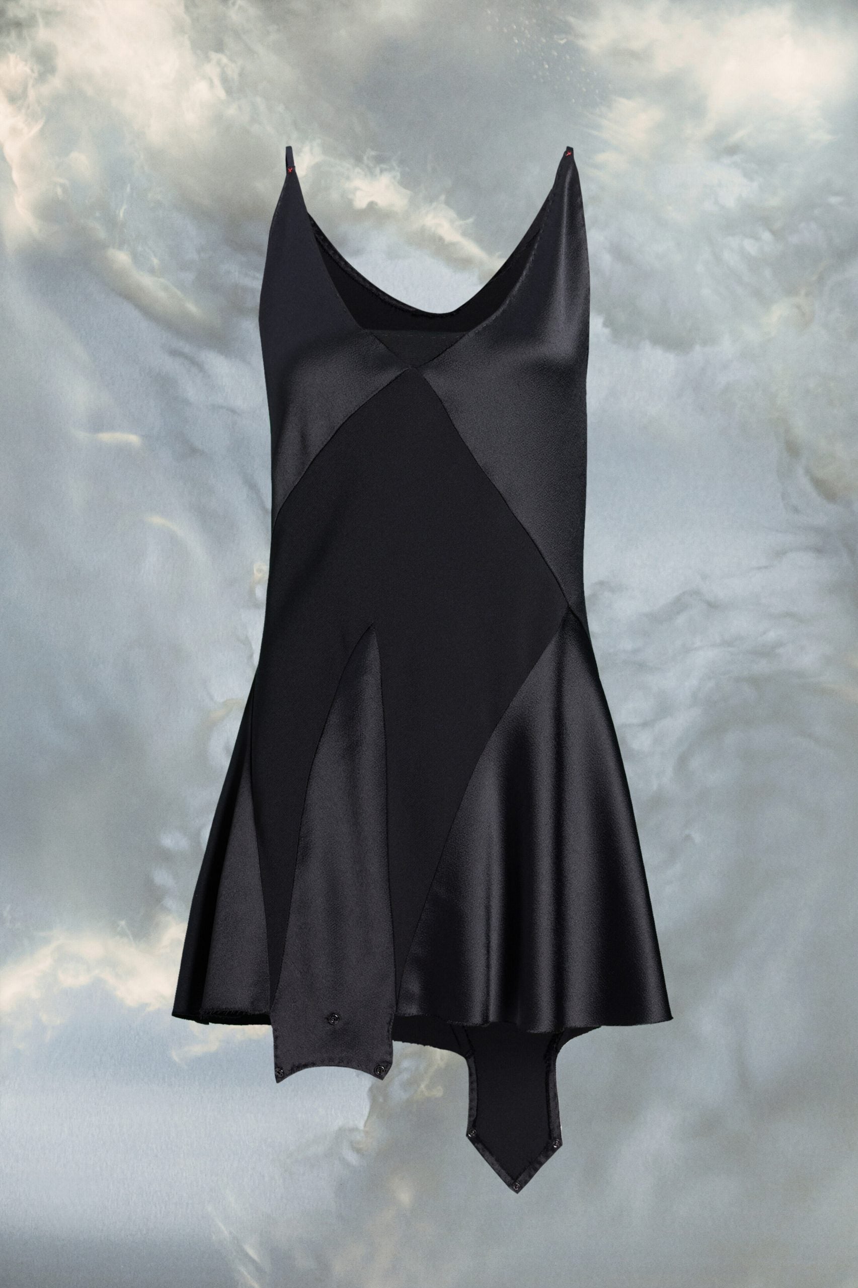 Maison Margiela Black Fibres Casual Dress