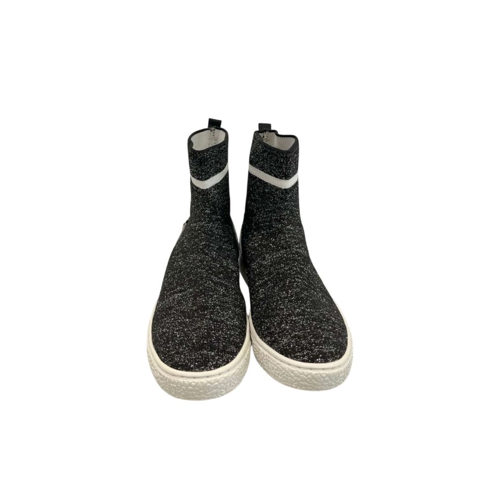 Borbonese Black Rubber Women Sneaker