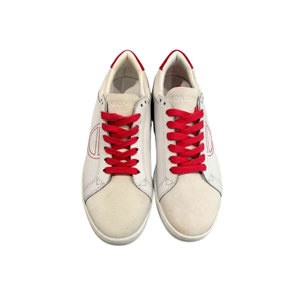 Borbonese White Rubber Women Sneaker