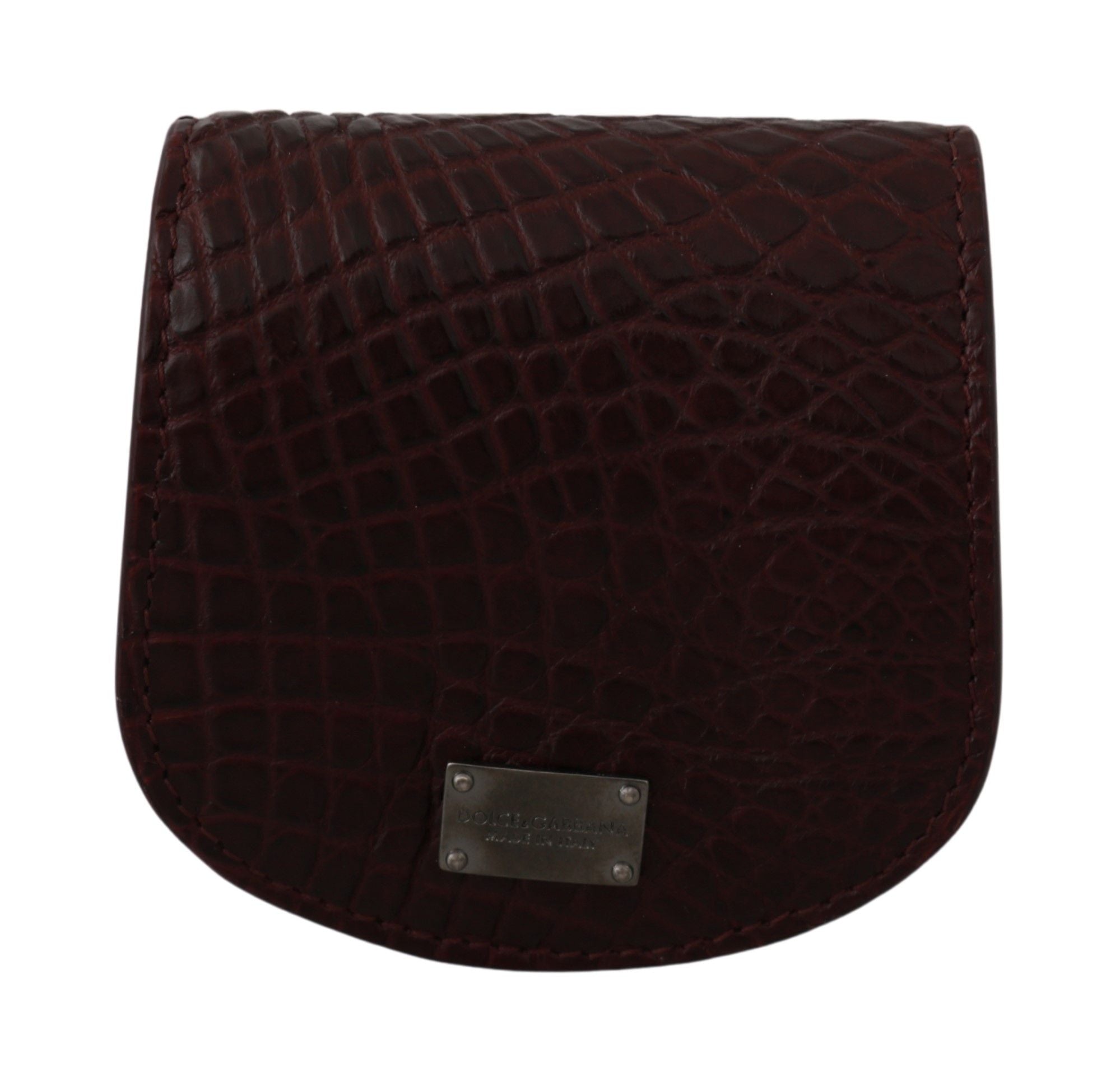 حافظة واقية من دولتشي آند غابانا باللون البني من الجلد الغريب