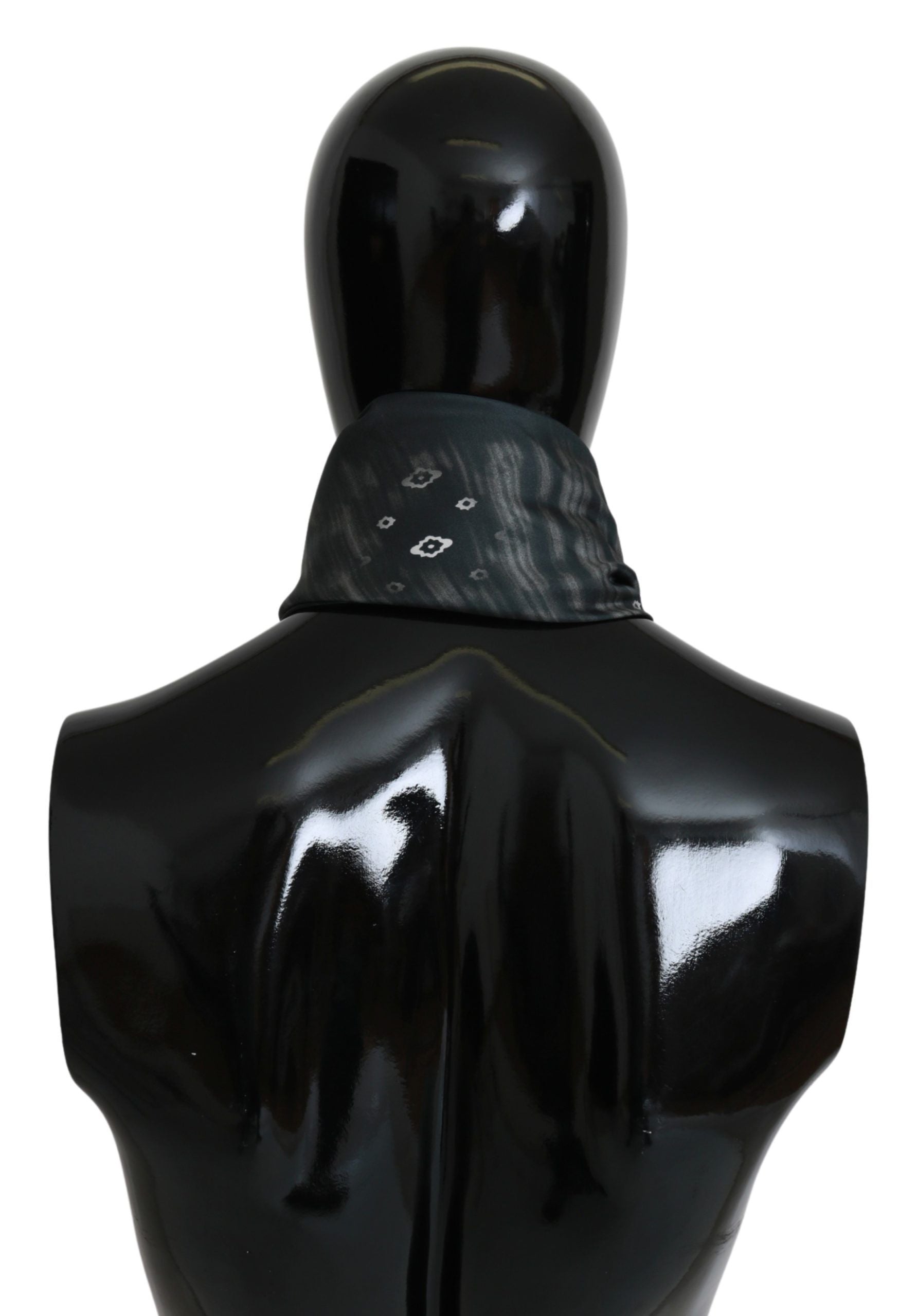 Costume National Blue Foulard Silk Women Scarf