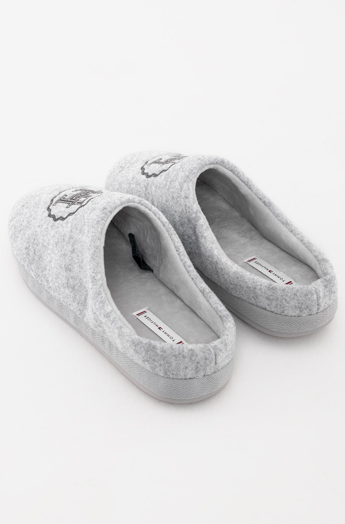 Tommy Hilfiger Slippers TH EMBLEM FELT SLIPPER - Grey