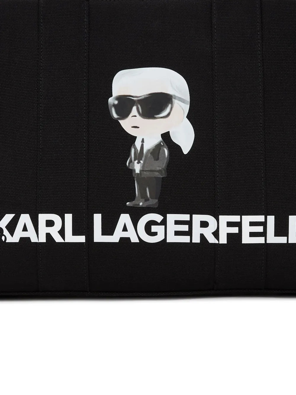 Karl Lagerfeld Canvas Tote - Black