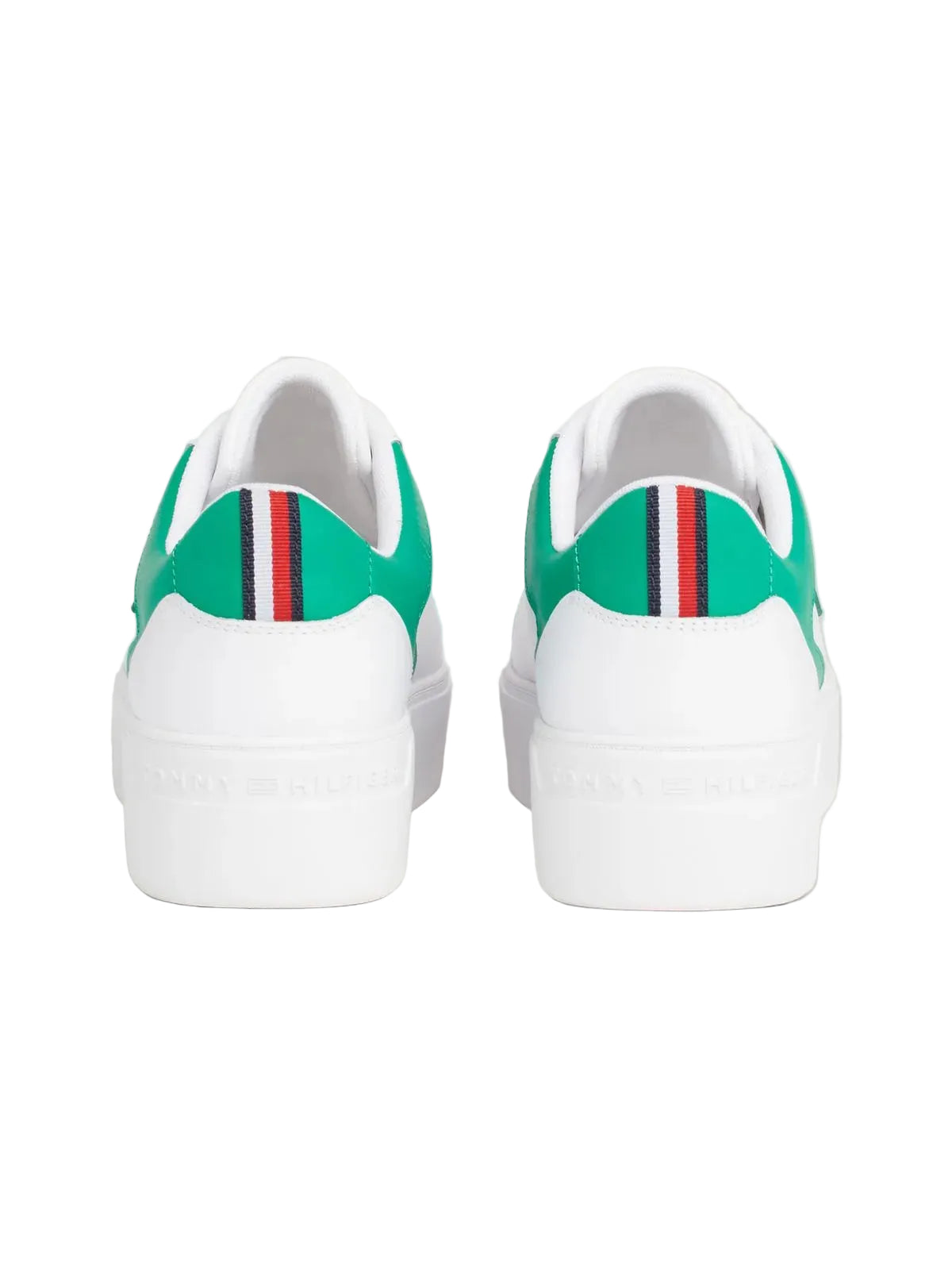 Tommy Hilfiger Platform Court Sneaker - White