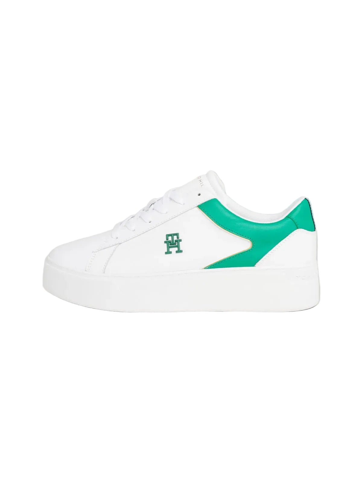 Tommy Hilfiger Platform Court Sneaker - White