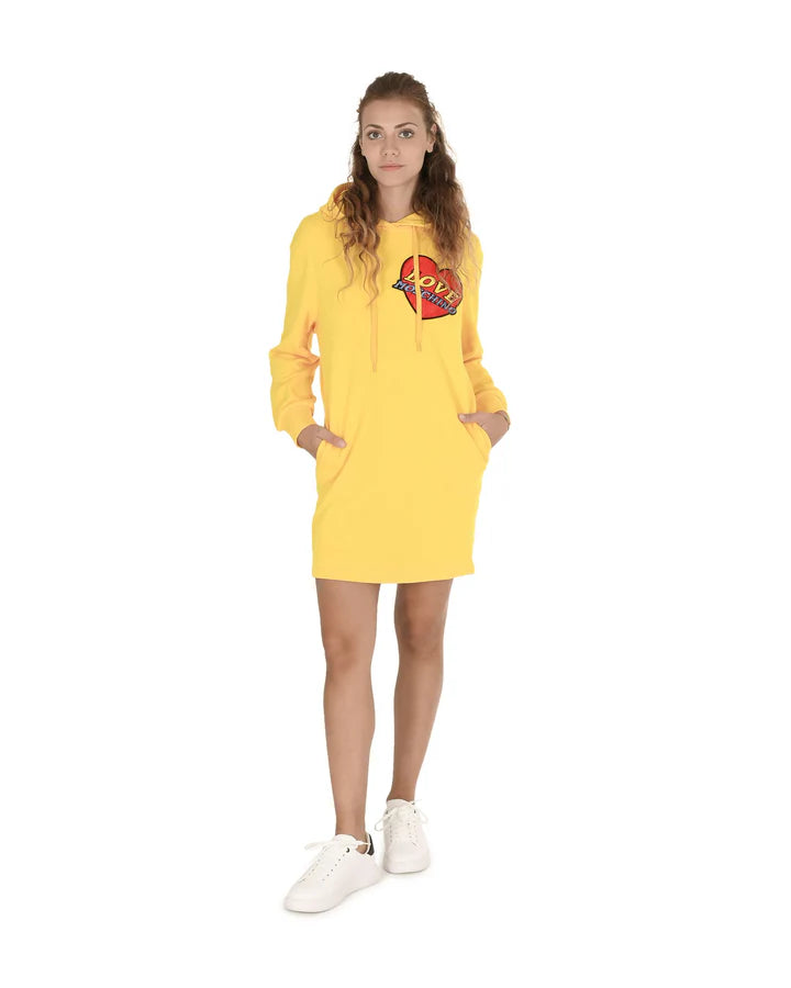 Love Moschino Womens Dress YELLOW