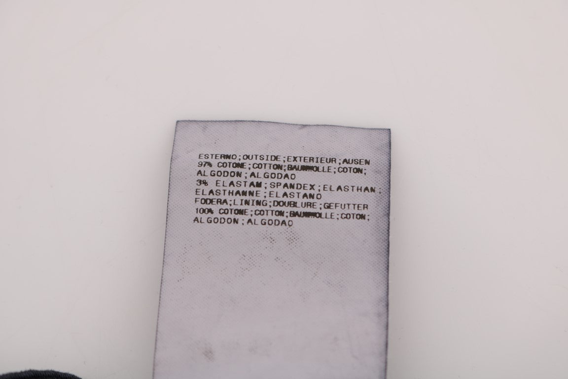 GF Ferre Blue Cotton Stretch Chinos Pants