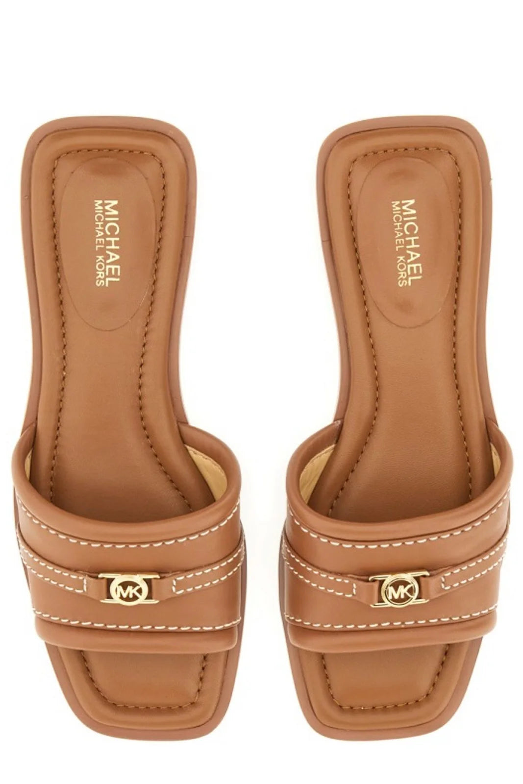 Michael Kors Mandy Slide Sandal Leather