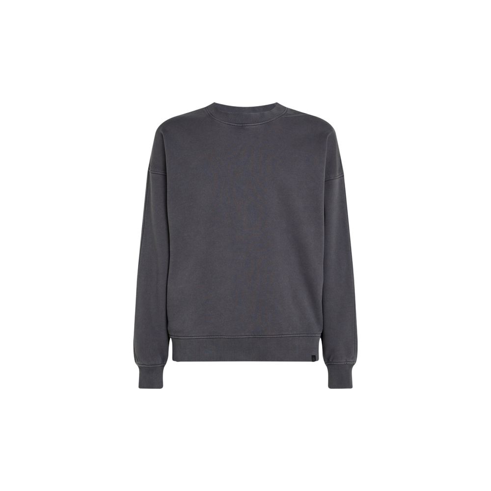 Calvin Klein Jeans Gray Cotton Sweatshirt