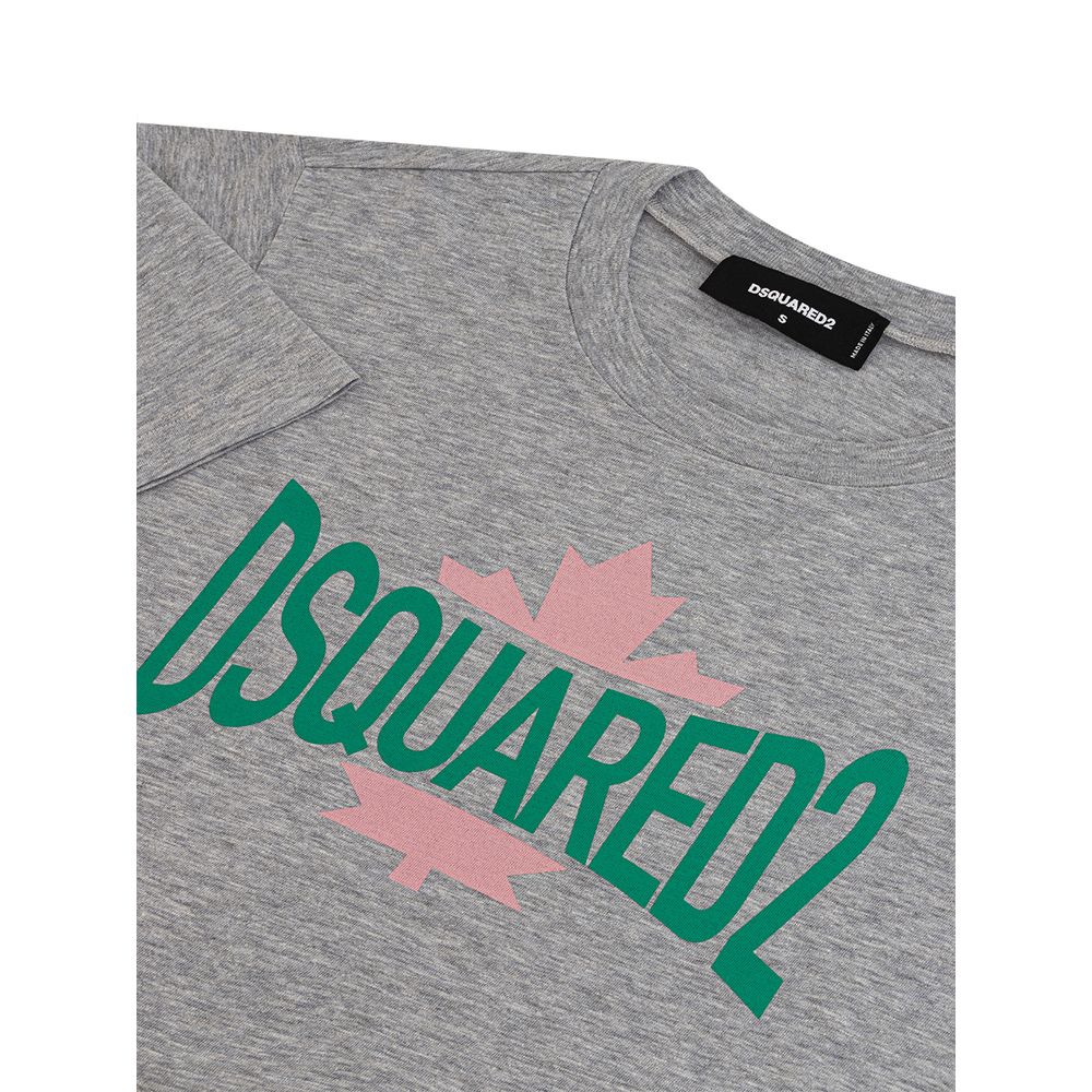 Dsquared² Gray Cotton T-Shirt