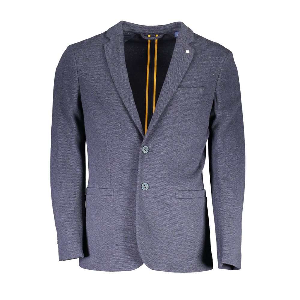 Gant Blue Cotton Blazer Jacket