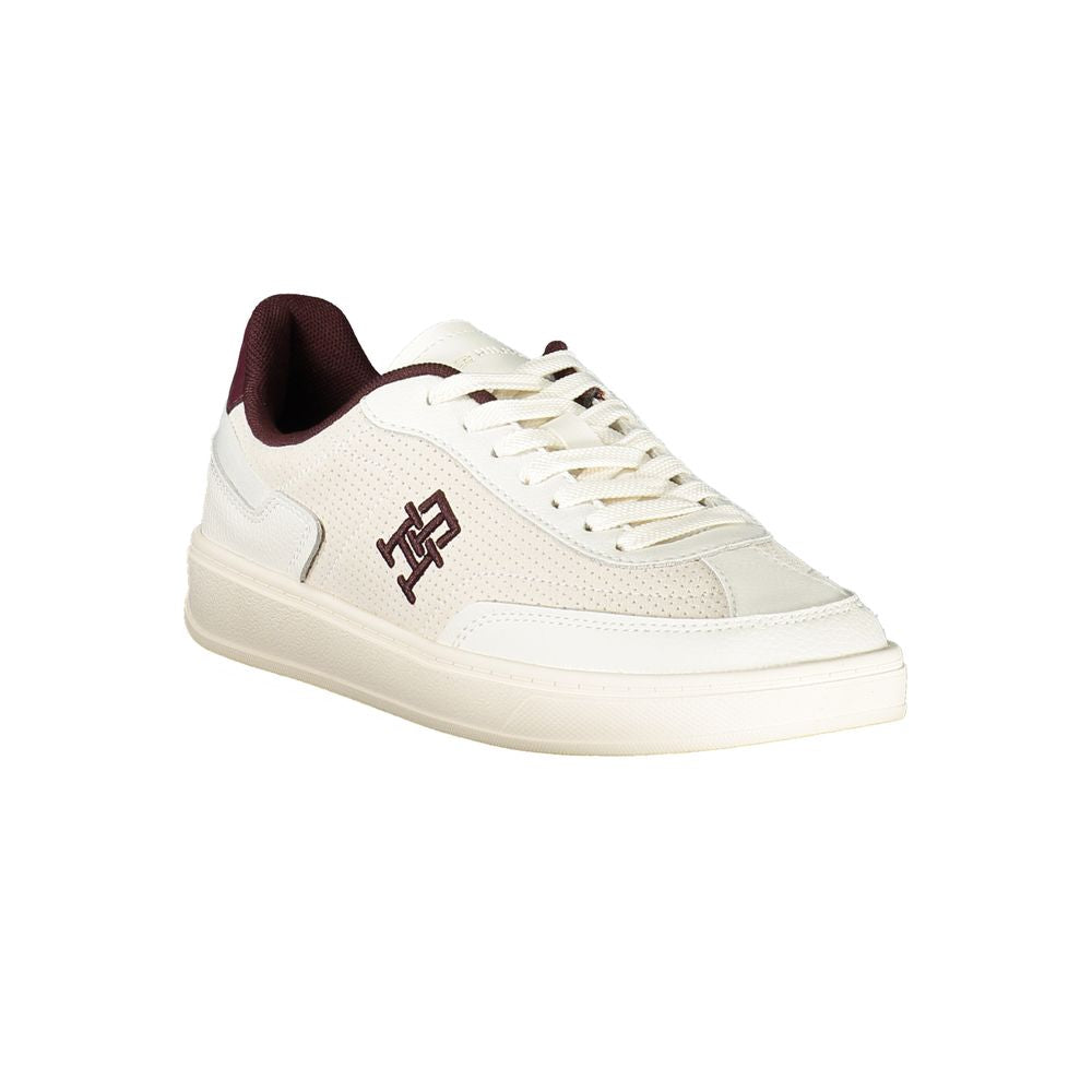 Tommy Hilfiger Beige Polyurethane Women Sneaker