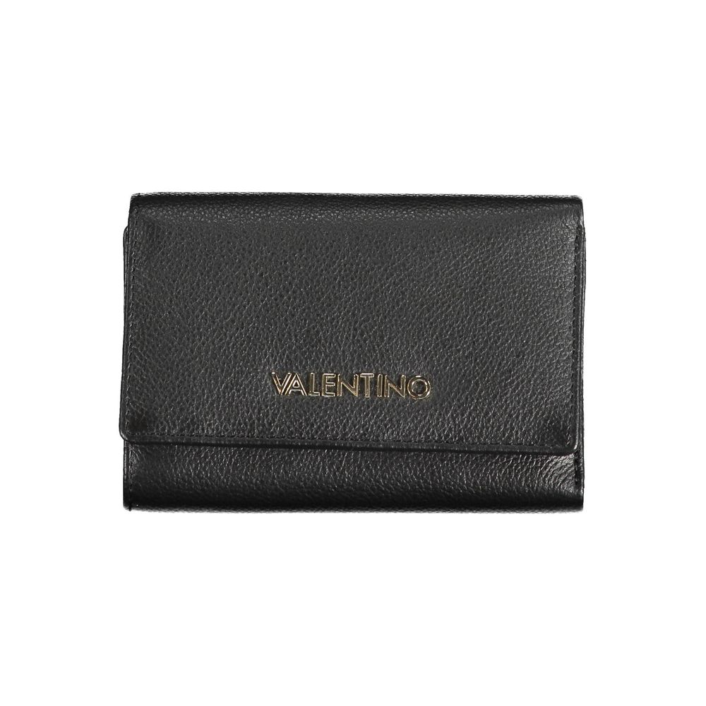 Mario Valentino Black Polyurethane Women Wallet